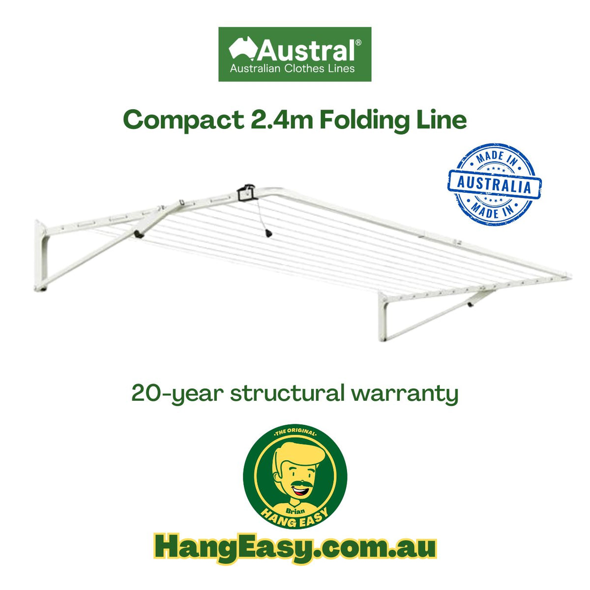 Aussie Made Compact 2.4m Folding Line
