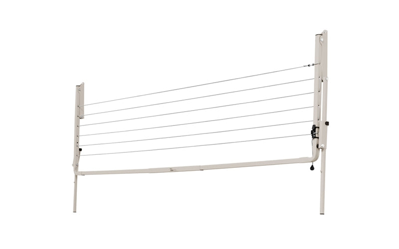 Austral Slenderline 16 2.4m folding clothesline in Dune, folded down