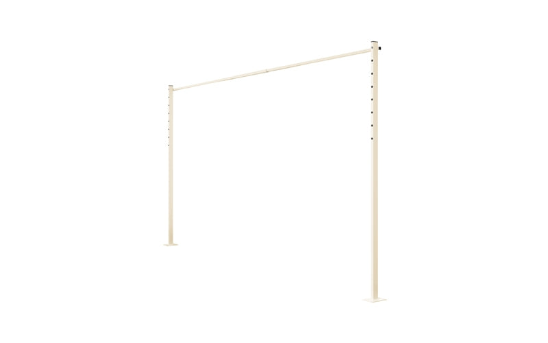 Austral Plated Ground Mount Kit 3.3m in Classic Cream, posts with welded base plates