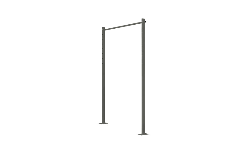 Austral Plated Ground Mount Kit 1.3m in Woodland Grey, posts with welded base plates