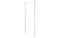Austral Ground Mount Kit 1.3m in Surfmist, in-ground posts and back bar