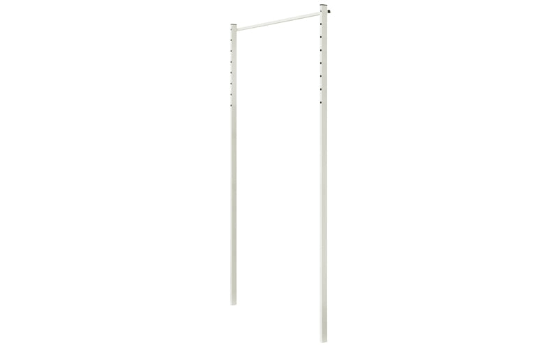 Austral Ground Mount Kit 1.3m in Surfmist, in-ground posts and back bar