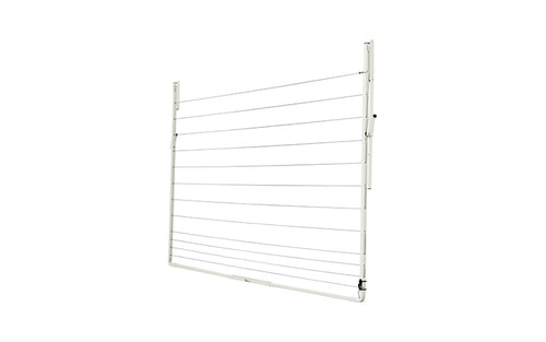 Austral Standard 2.4m folding clothesline in Surfmist, folded down